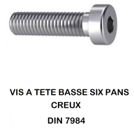 VIS A SIX PANS CREUX  ( BTR / ALLEN )